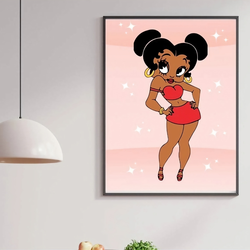 Betty Boop 8 1/2"x11" Wall Art